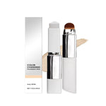 Korean 2‑in‑1 Color‑Changing Foundation Stick with Travel Brush