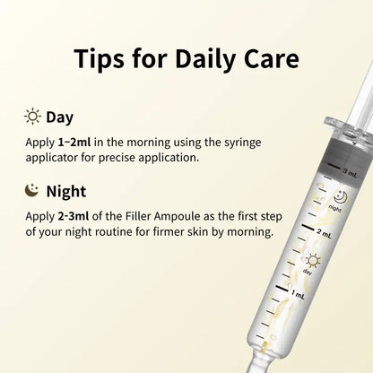 Korean Gold Silk Lifting Peptide Ampoule With Needle Free Syringe