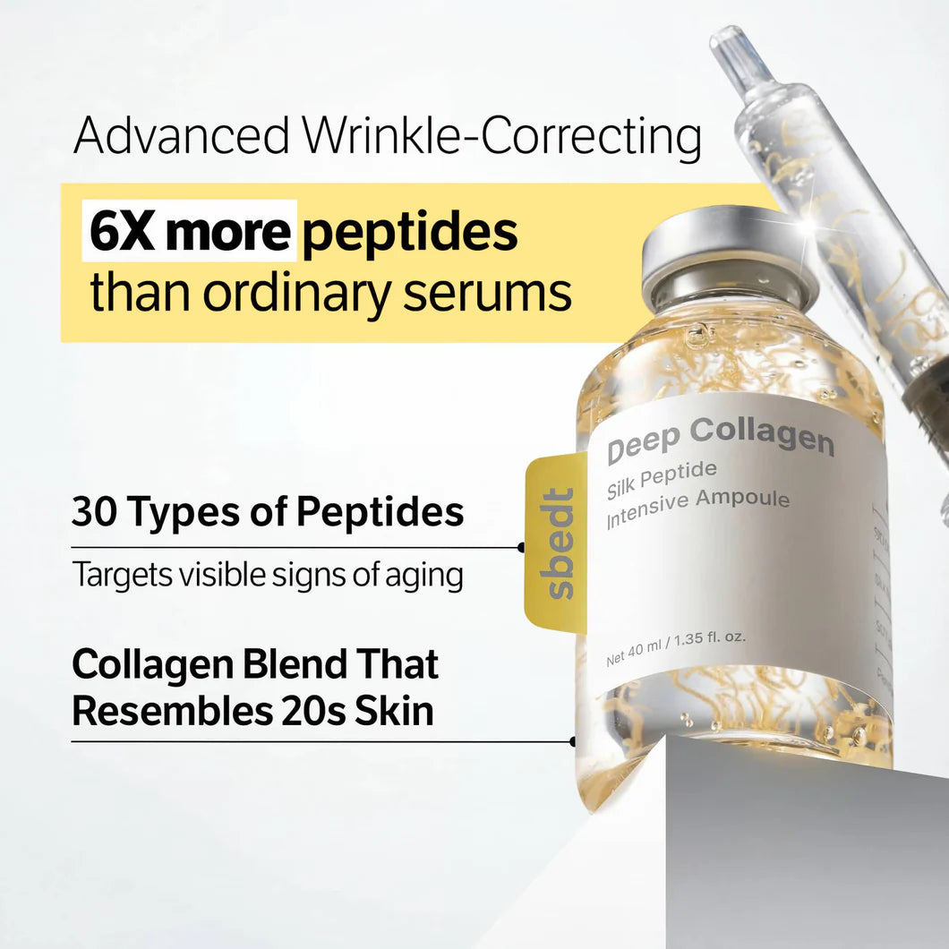 Korean Gold Silk Lifting Peptide Ampoule With Needle Free Syringe