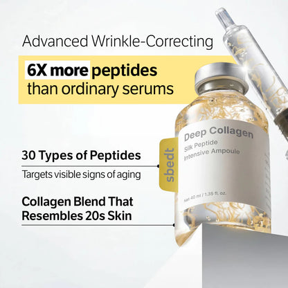 Korean Gold Silk Lifting Peptide Ampoule With Needle Free Syringe