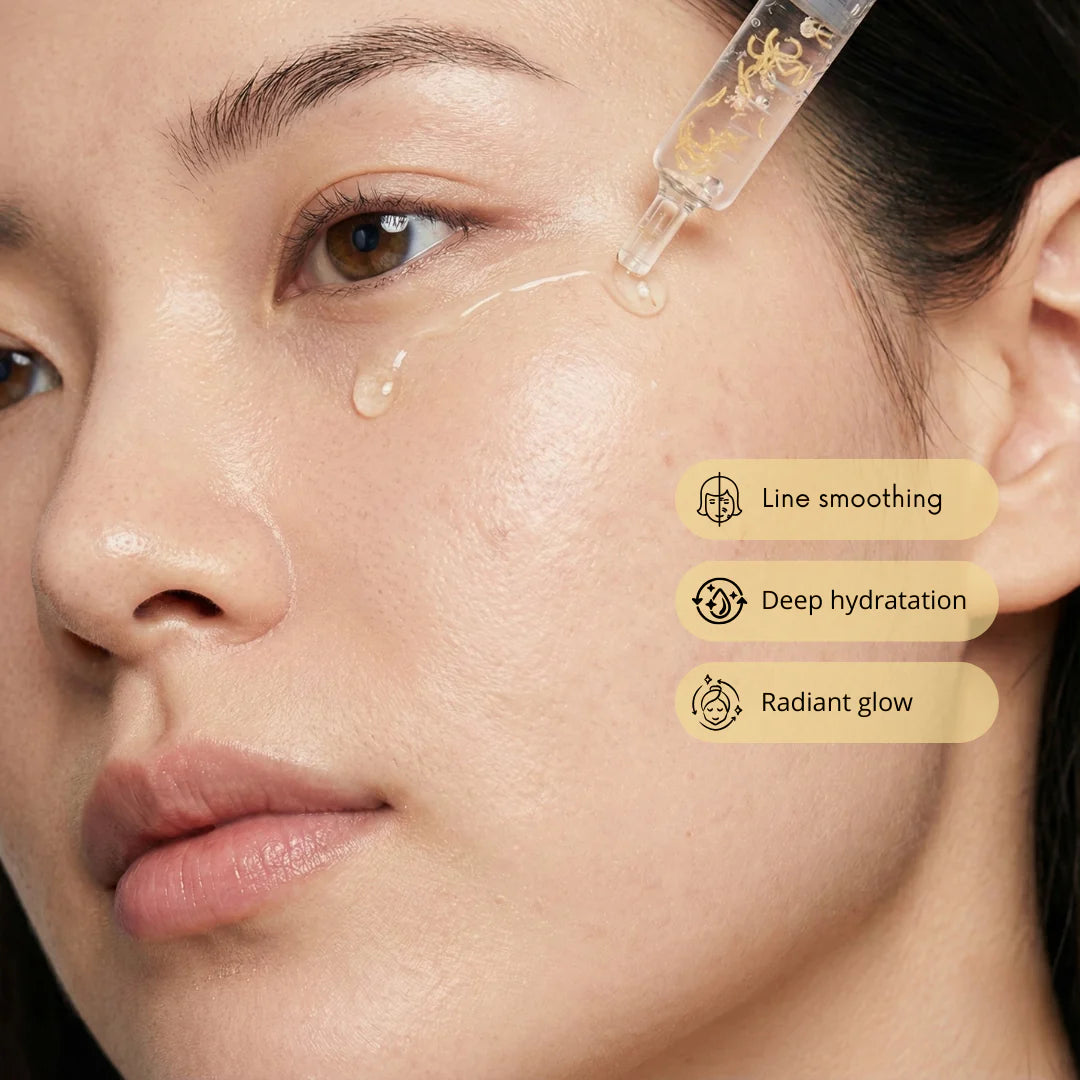 Korean Gold Silk Lifting Peptide Ampoule With Needle Free Syringe