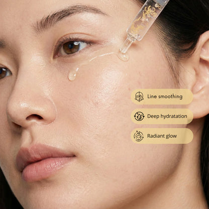 Korean Gold Silk Lifting Peptide Ampoule With Needle Free Syringe