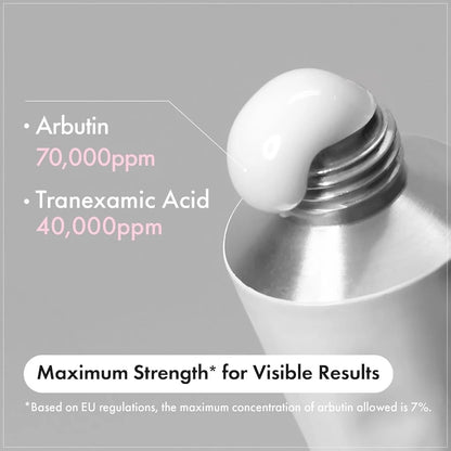 Korean Brightening Cream - Arbutin 7% + Tranexamic Acid 4% Cream